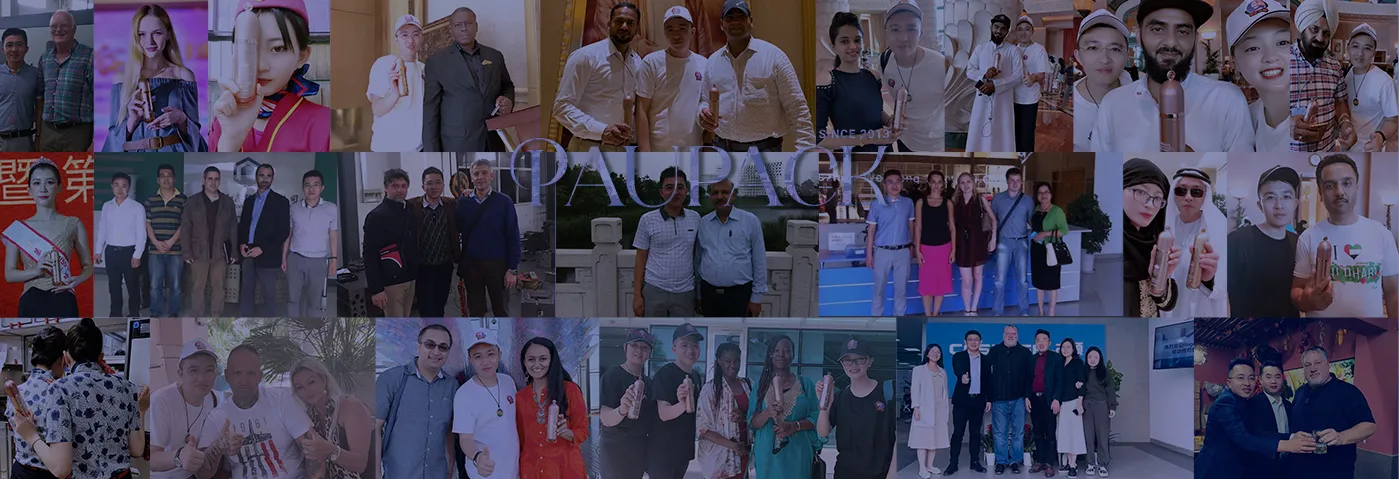 PauPack team and customers at meetings and events, from the original PauPack website