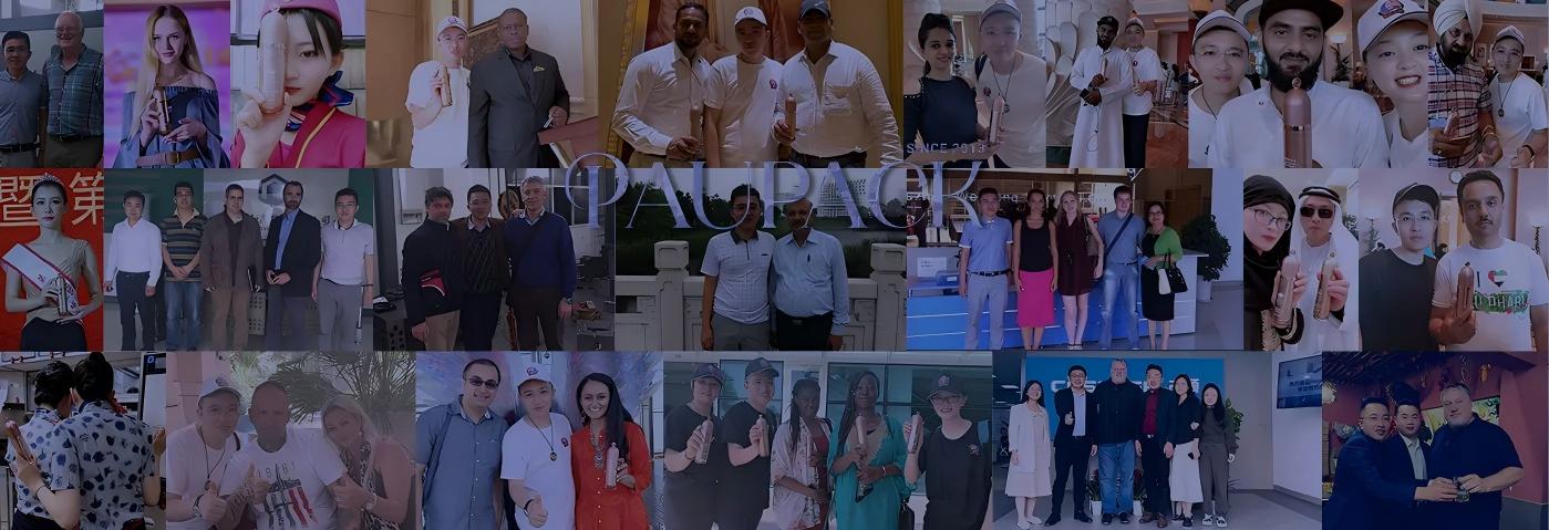 PauPack customers and team members from the company photo archive