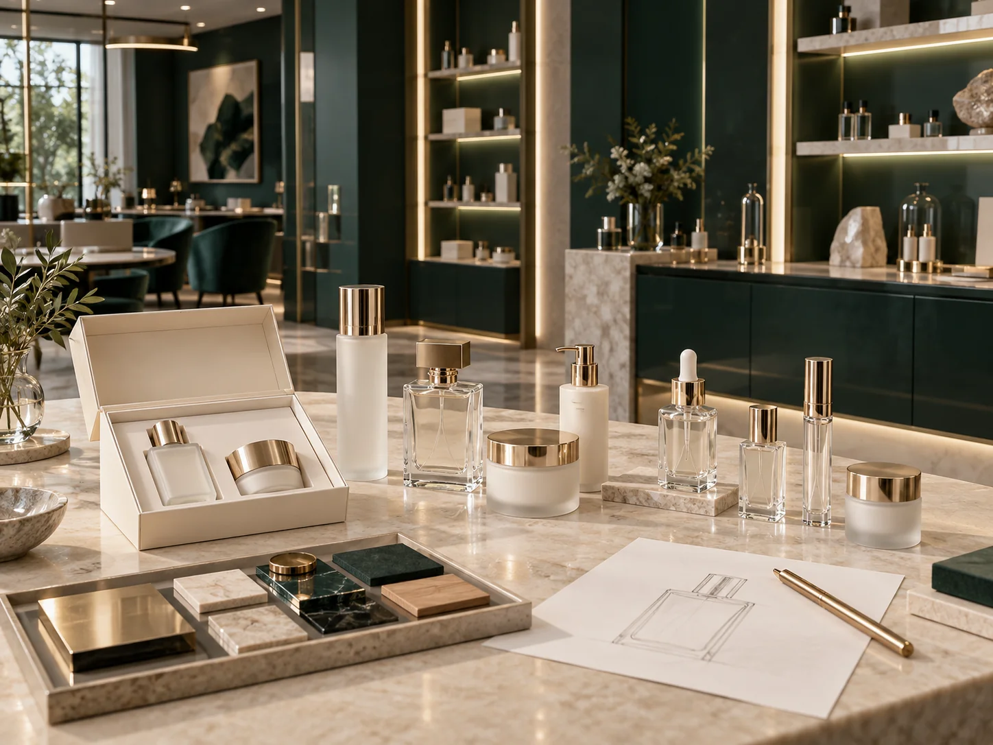 Concept illustration: premium packaging collection